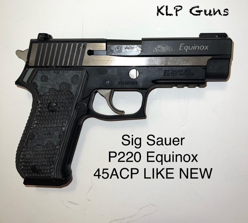 Sig Sauer P220 Equinox 45 Auto (ACP) LIKE NEW!-img-0