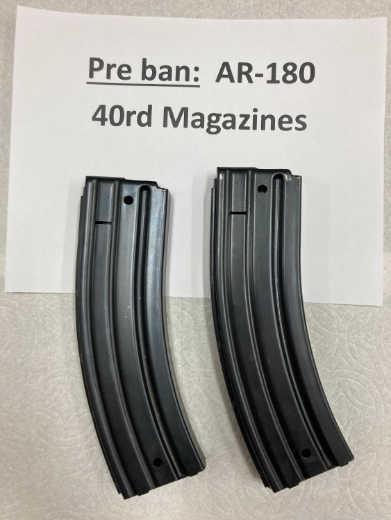 One (1) 40rd AR-180 AR180 Magazine – PRICE PER MAG – Pre-BAN – Mass Ok!-img-0