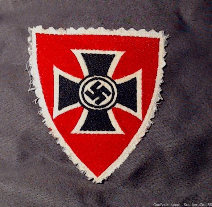 WW2 German DRKB Cloth Armband Patch -img-0