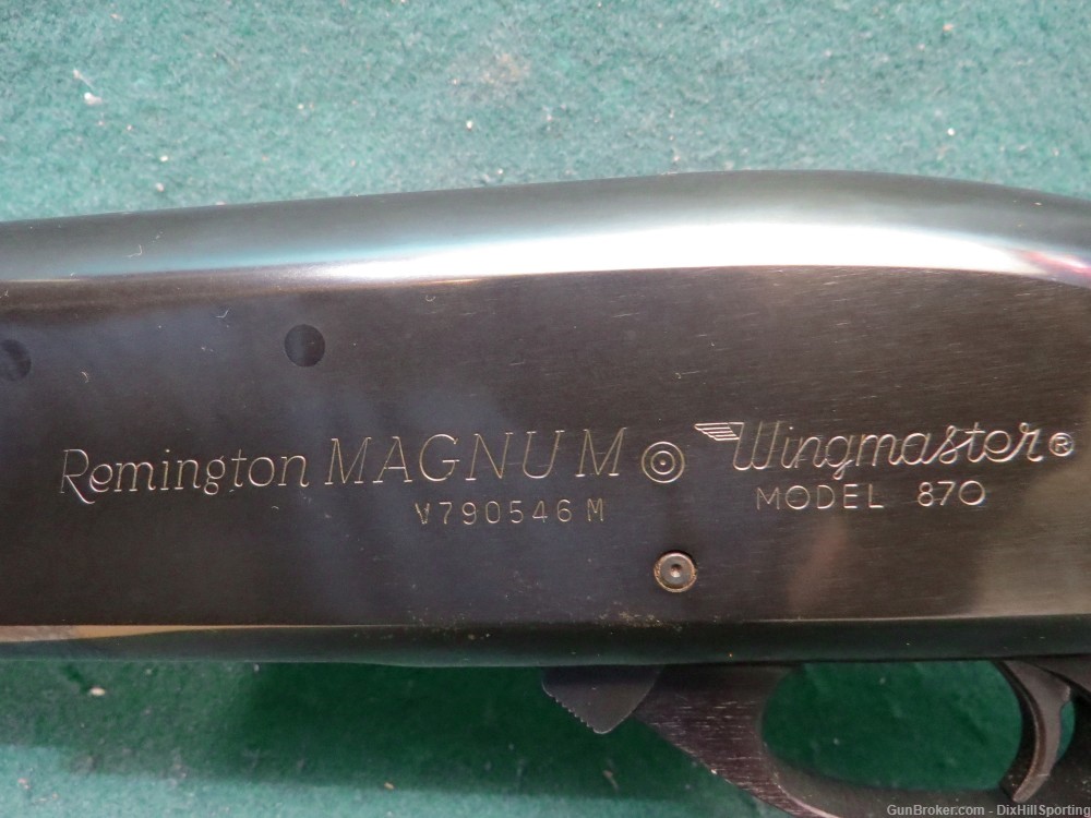 Remington 870 Wingmaster Magnum 12 ga 28" with 2 3/4" Chamber, Like New-img-6