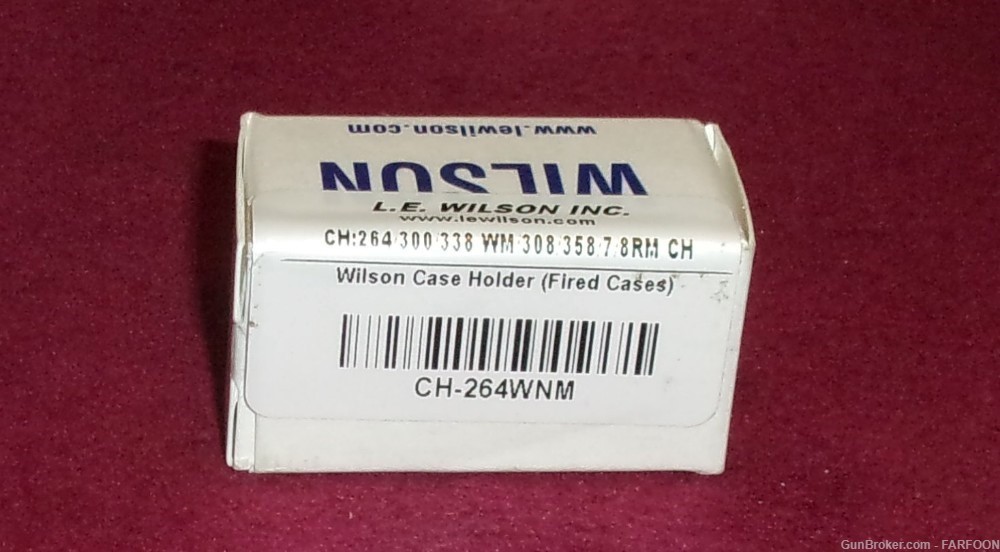 L.E. WILSON CH"264/300/338 WM 308/358 7 8RM CASE HOLDER (NIB)-img-0