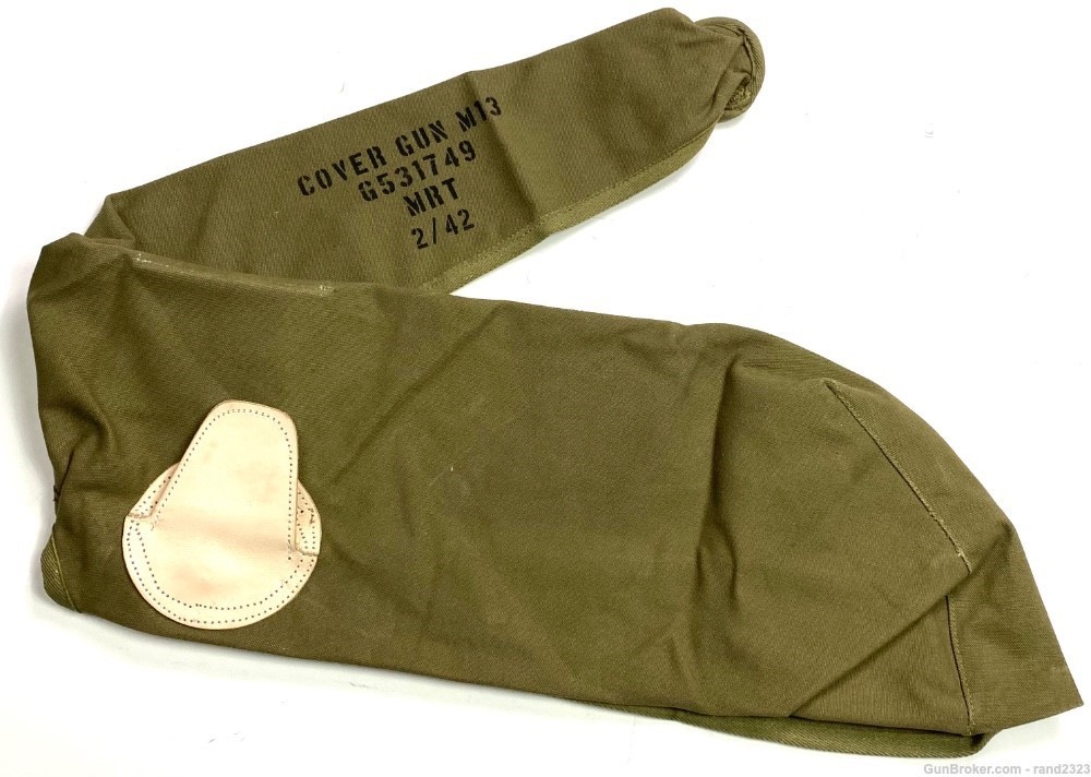 WWII US ARMY M13 BROWNING .30 CAL MACHINE GUN COVER-img-5