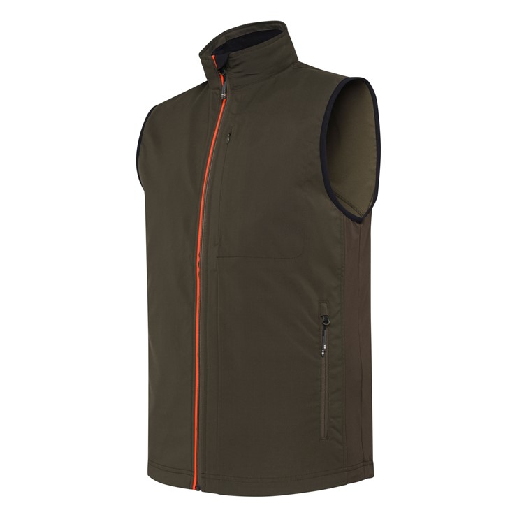 BERETTA Men's Windshell EVO Vest, Green Moss, Size: XL-img-0