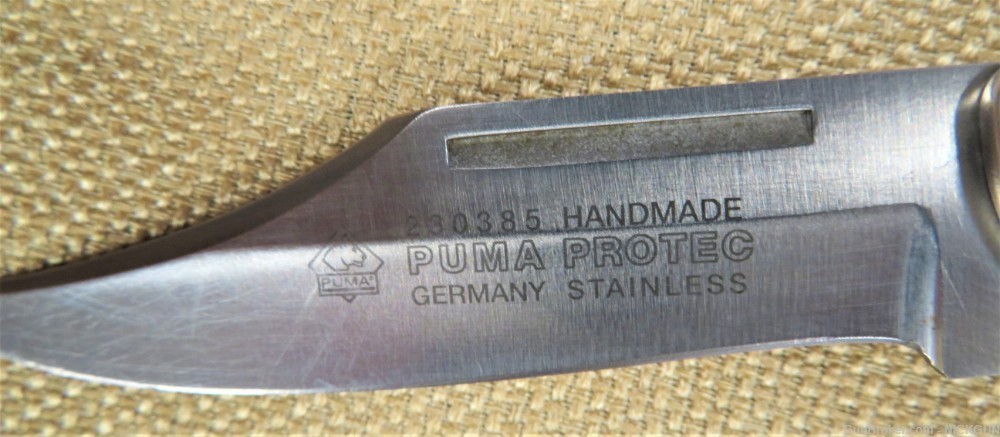  PUMA Protec 230385 Handmade Stainless Lock back Folding Knife-img-9