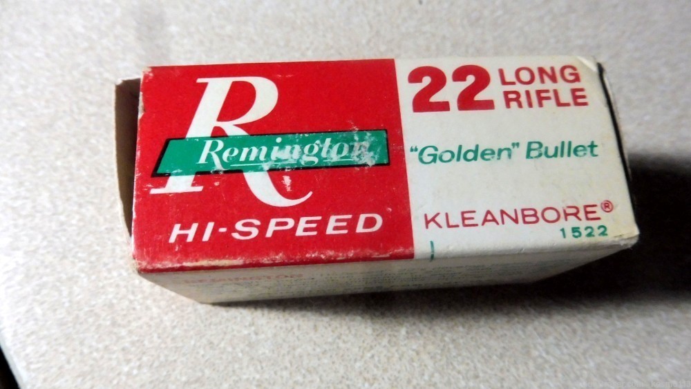 Vintage Full Box .22 LR Remington DuPont Hi-Speed Copper Clad Solid Point-img-2