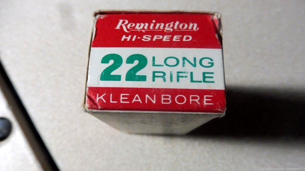 Vintage Full Box .22 LR Remington DuPont Hi-Speed Copper Clad Solid Point-img-7