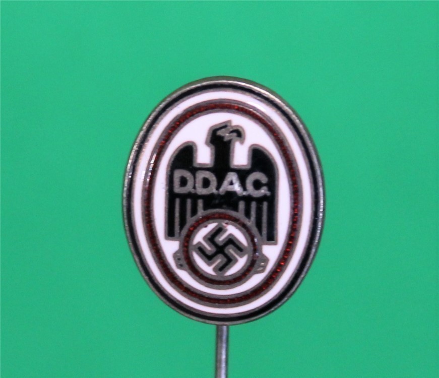 German World War II DDAC Automobile Club Enameled Eagle Stick Pin 4C-img-2