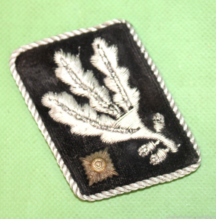German World War II Waffen Elite General Officers Collar Tab – single #314-img-0