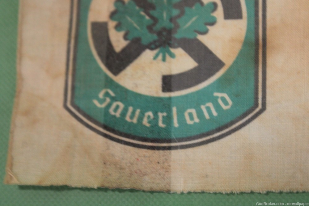 German WWII SAUERLAND Cloth Shoulder Patch 2A-img-2