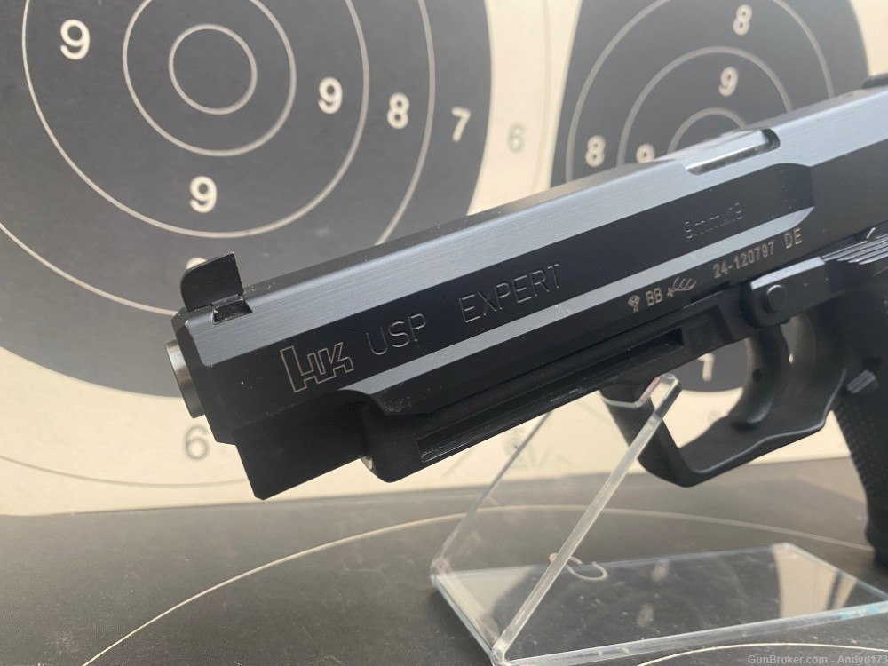 Heckler & Koch USP Expert 9mm in rare Euro Case-img-6