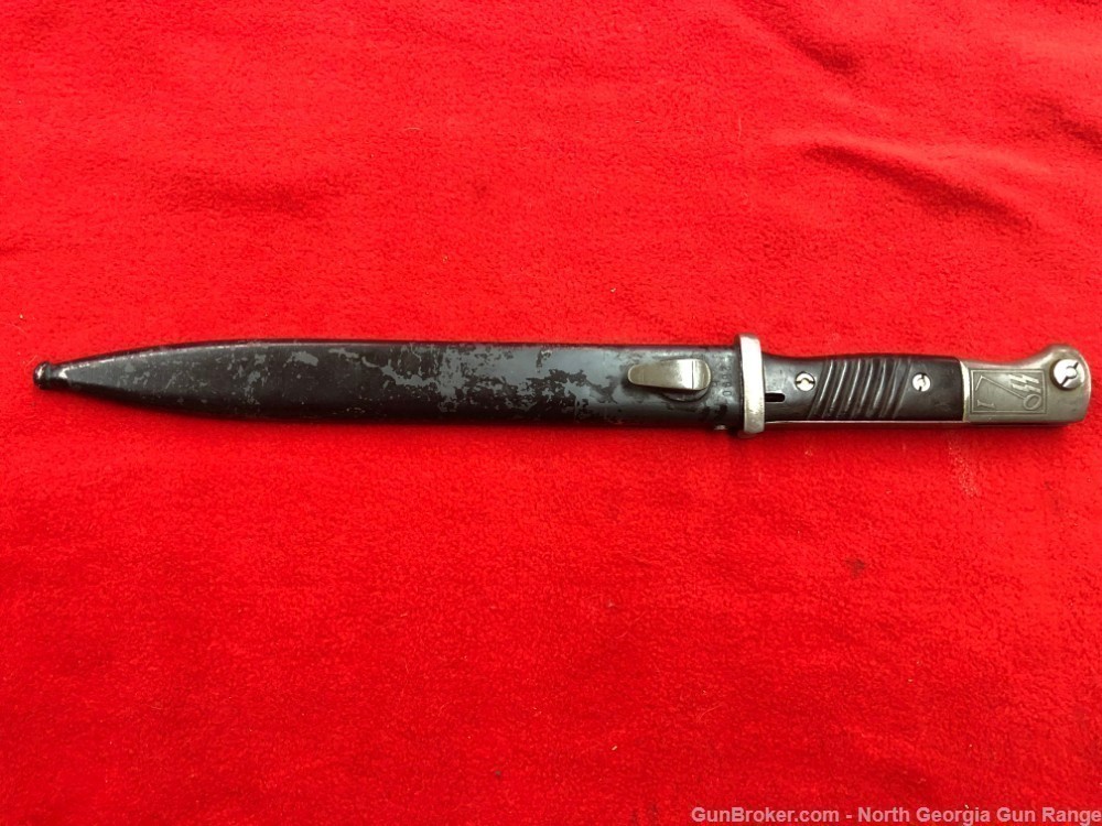 WWII, K98 German Bayonet, with later engraved blade-img-20