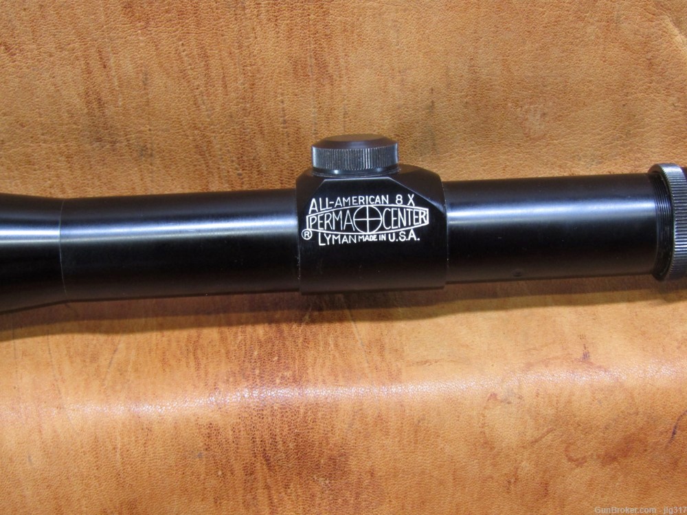 Lyman All American 8x Perma Center Rifle Scope Glossy Black Fine Crosshair-img-3