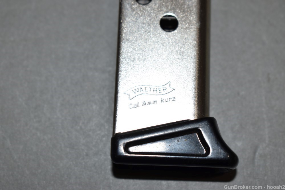 Walther PPK/S 7 Rd 380 ACP Pistol Magazine Bright Stainless? Nickel?-img-1
