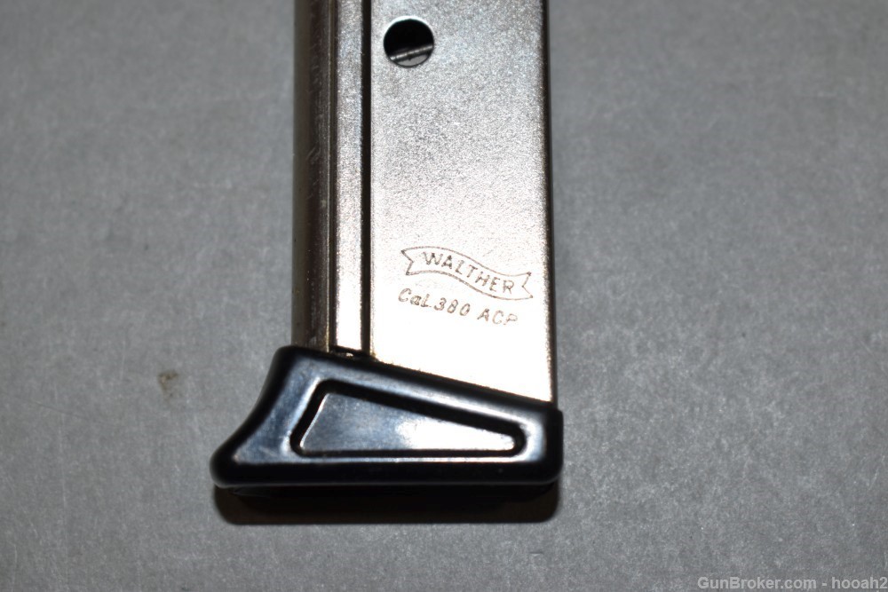 Walther PPK/S 7 Rd 380 ACP Pistol Magazine Bright Stainless? Nickel?-img-3