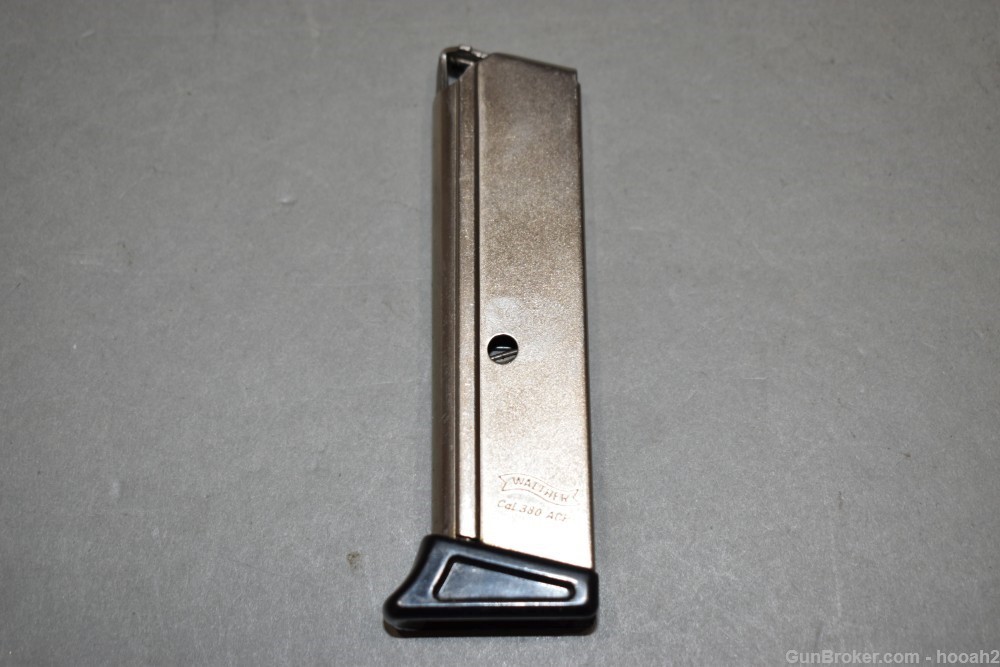 Walther PPK/S 7 Rd 380 ACP Pistol Magazine Bright Stainless? Nickel?-img-2