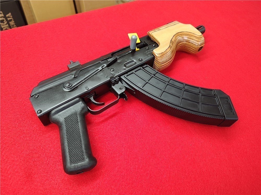 CENTURY ARMS Micro Draco Pistol, 7.62x39mm, 6.25" Barrel, Black, 30-Rd-img-0