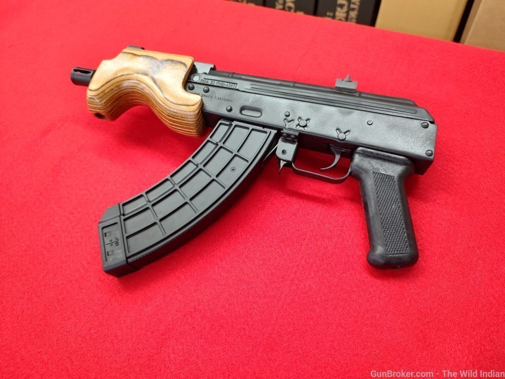 CENTURY ARMS Micro Draco Pistol, 7.62x39mm, 6.25" Barrel, Black, 30-Rd-img-1