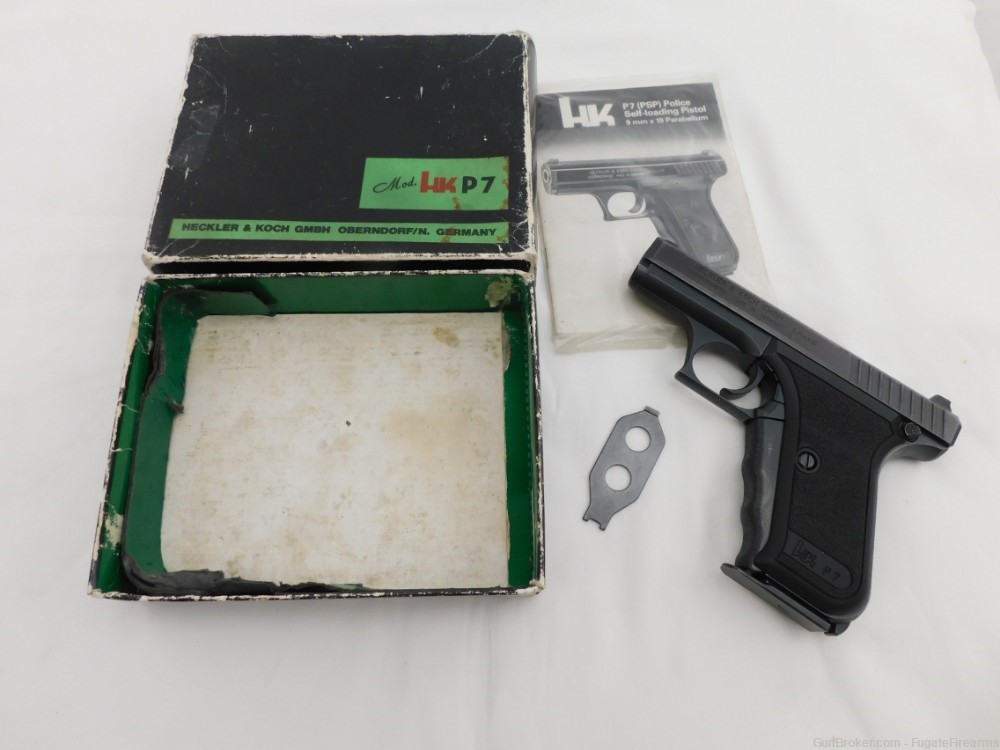 1980 HK P7 9MM In The Box-img-0