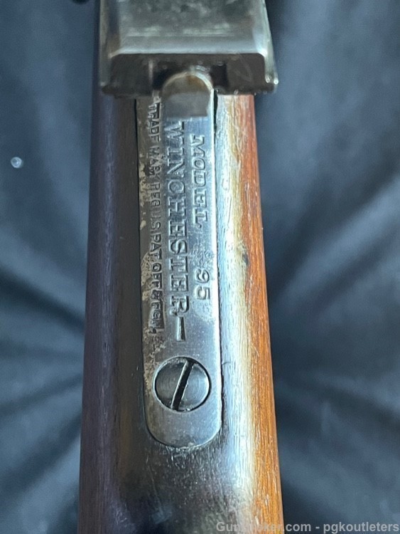 1923 - Winchester 1895 95 Saddle Ring Carbine SRC .30-06 Govt Lever Rifle-img-27