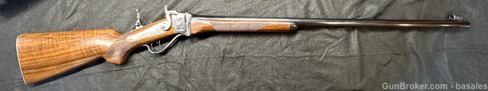 Pedersoli Sharps Lyman 1878 45-70 Rolling Block Rifle 30" Barrel-img-0