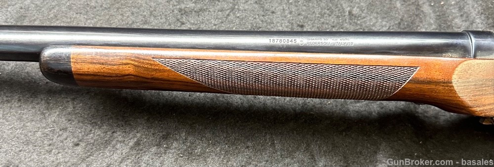 Pedersoli Sharps Lyman 1878 45-70 Rolling Block Rifle 30" Barrel-img-8