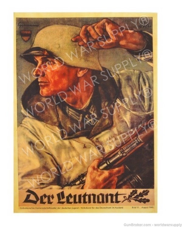 Der Leutnant German WW2 War Poster-img-0