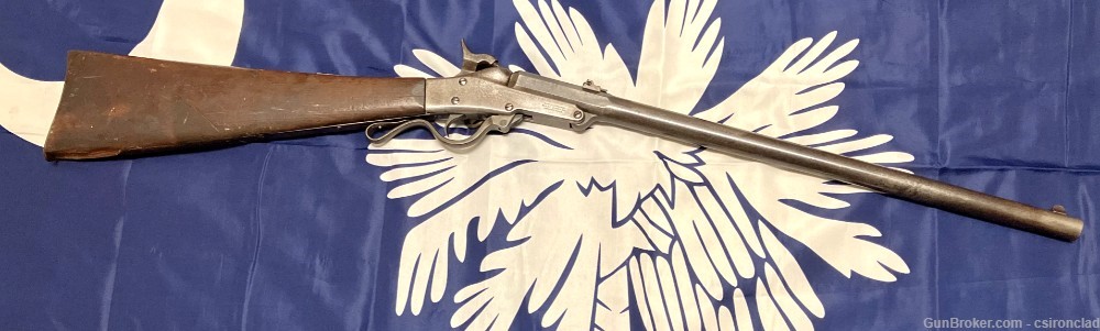Maynard Carbine, 2nd type, percussion, .50 caliber, Civil War 1863-img-9