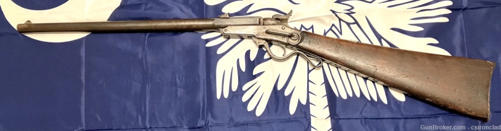 Maynard Carbine, 2nd type, percussion, .50 caliber, Civil War 1863-img-2