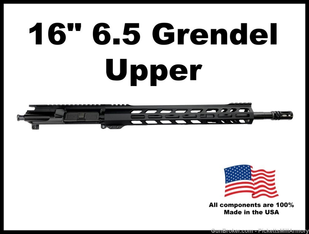 AR15 16" Upper Receiver 6.5 Grendel AR15 Upper-img-0