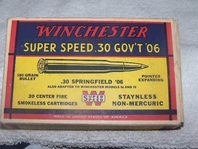 Winchester Superspeed 30 Govt Full Exc.-img-0