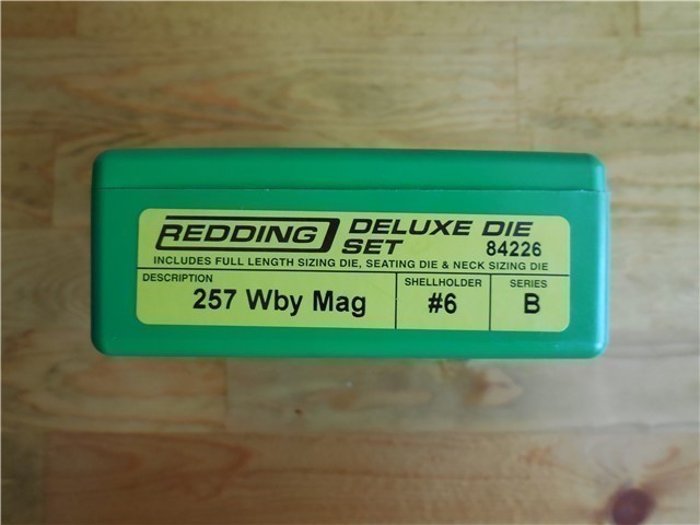Redding 257 Wby Mag Deluxe Die Set #84226-img-0