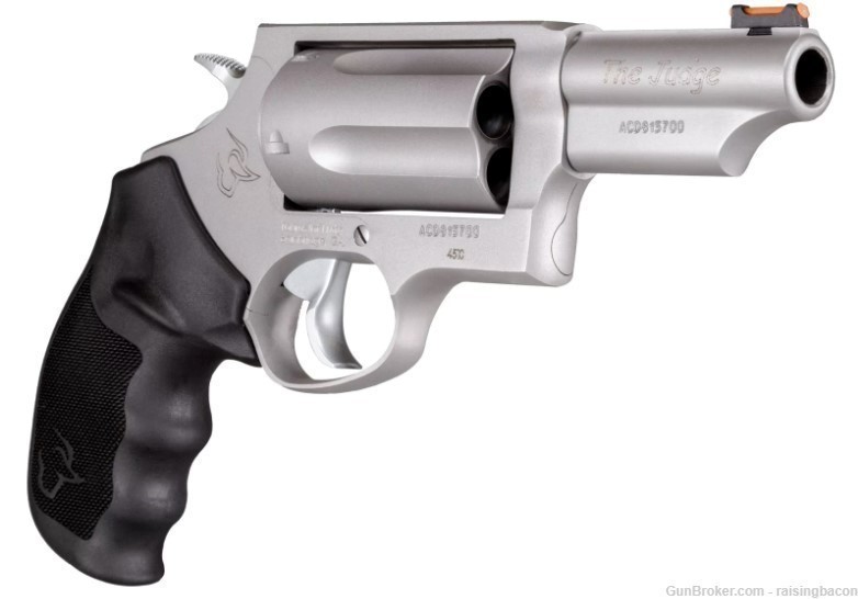 Taurus Judge .410/.45LC SA/DA Matte Stainless Steel Revolver 2-441039T -img-2