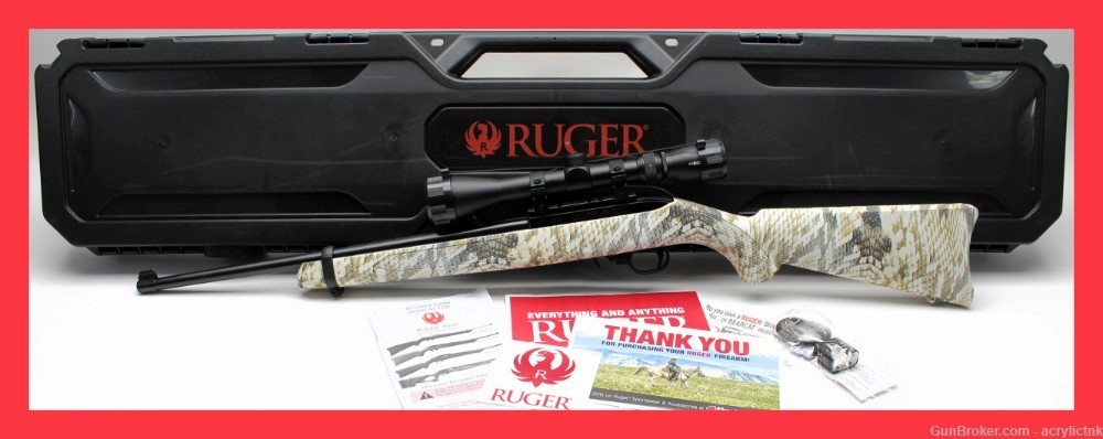 Ruger 10/22 Snakeskin 22lr Scope Case CA LEGAL FREE SHIPPING W/BUY IT NOW!-img-0