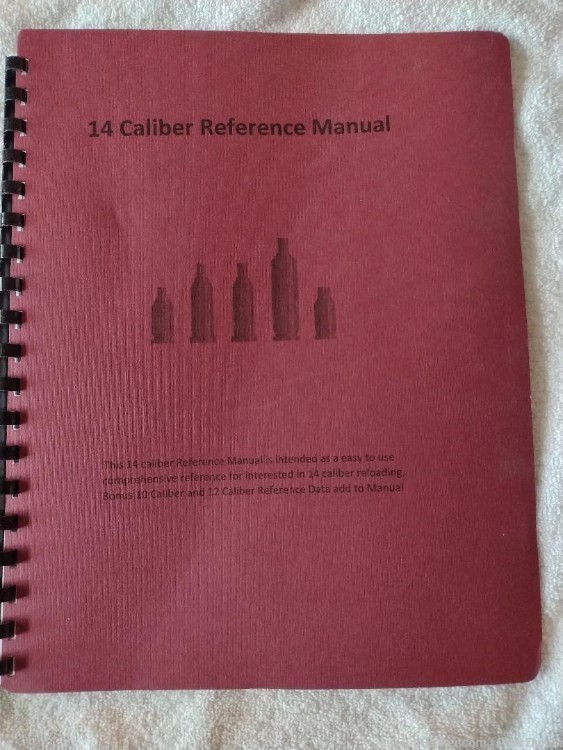 Reference Manual 14 Caliber with 10 &12 Caliber Reference Data add Manual-img-0
