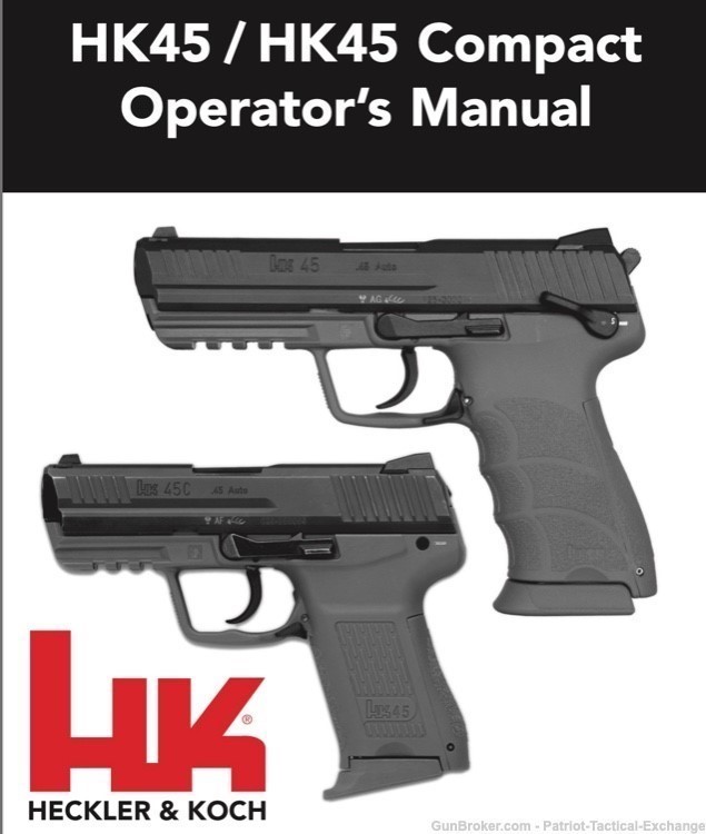 BNIB Heckler & Koch HK45 V1 Pistol (81000026)-img-3