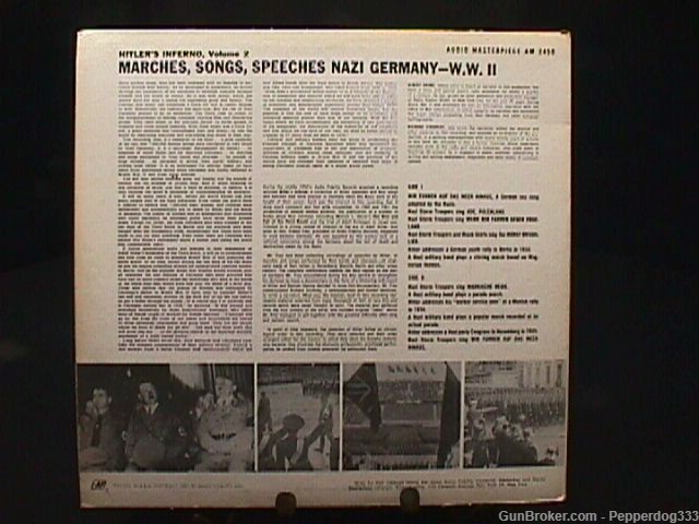 Vintage 331/3 R.P.M Album of MMarches, Songs, Speeches, WWll Germany Vol. 2-img-1