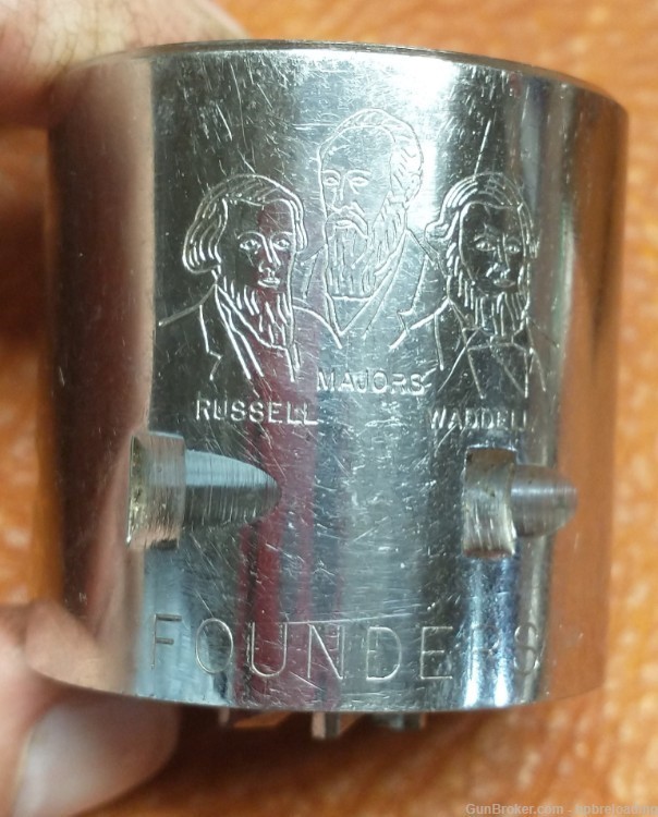 45 Colt Cylinders , Barrel Plated W/ Engraved Scenes-img-2