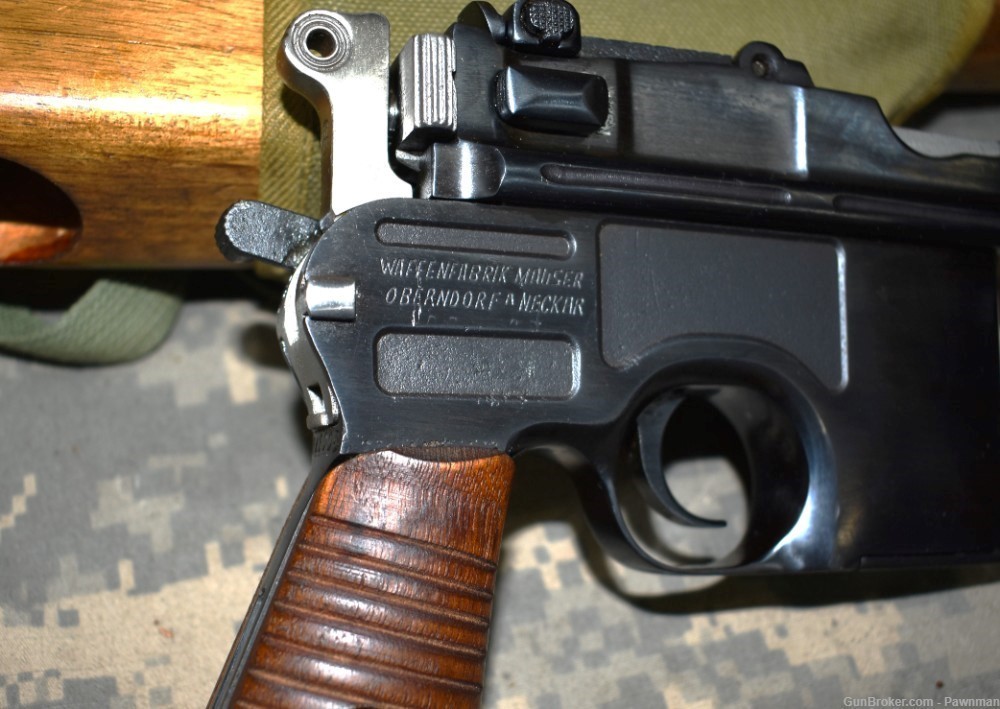 Mauser C96 in 9mm (with holster/ stock) -img-7