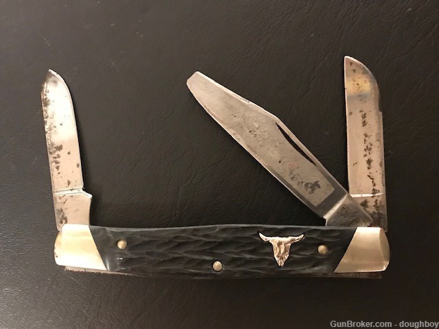 Hen & Rooster CATTLE RUSTLER 3-blade pocket knife-img-2