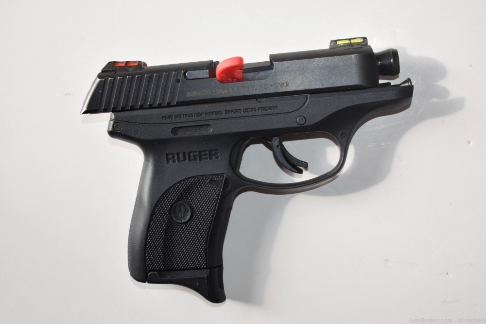 Ruger Model LC9s 9mm 3 3/16” HI VIZ Sights + Extra Mag + In Pocket Holster-img-0