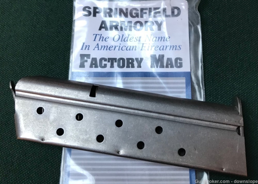 1911 .40 S&W 8 rd Springfield Stainless Factory Magazine #16083-img-1