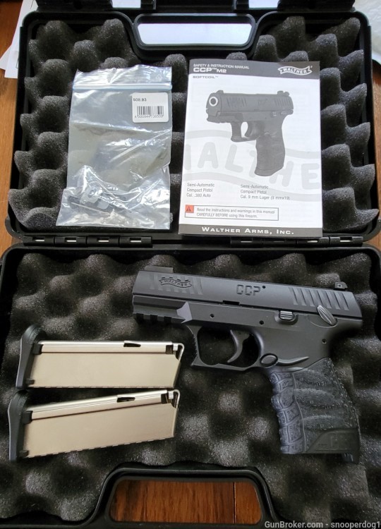 Excellent CCW Walther CCP M2 .380ACP TRUglo sight-img-0