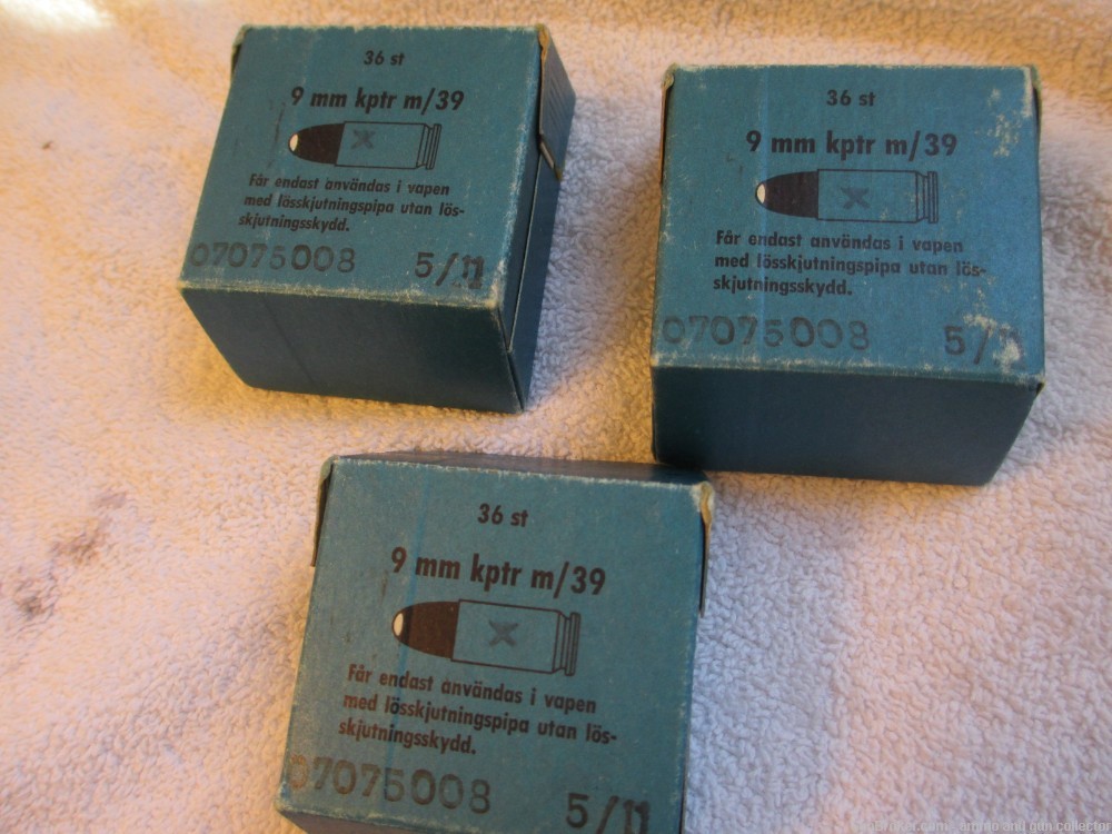 3 BOXES SWEDISH MG TRAINING AMMO-img-0