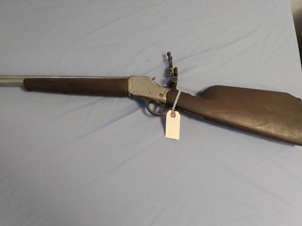 Winchester 1885 rebarreled in 50-90 sharps-img-0