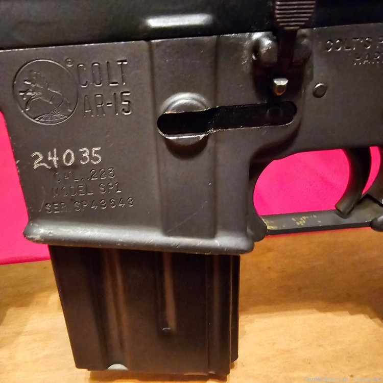1974 Colt SP-1 AR-15 Pre-Ban Semi Auto rifle in .223 cal.-img-9
