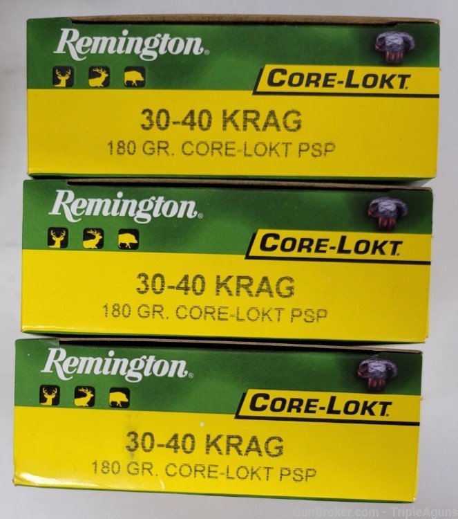 Remington Core-Lokt 30-40 Krag 180gr psp lot of 60rds 28345-img-0