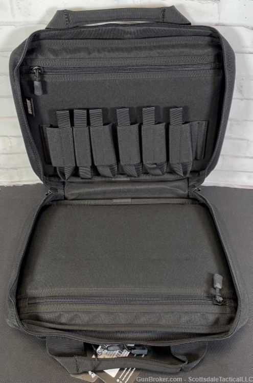 Savior Equipment Specialist Low Profile Double Pistol Case, Black-img-1