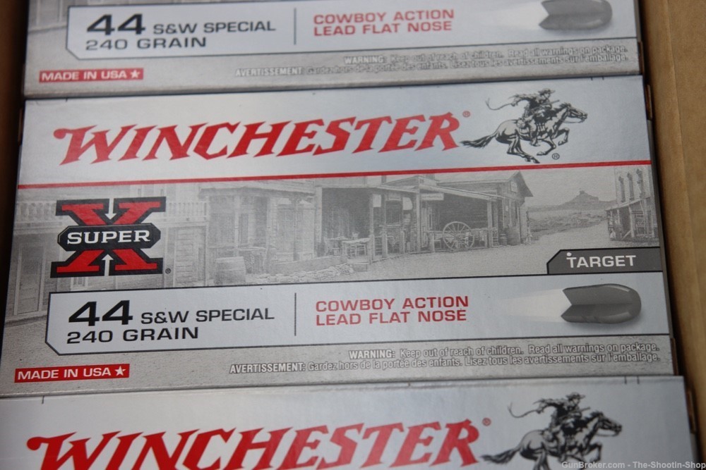 Winchester SUPER-X 44 S&W Special Rifle Ammunition 500RD AMMO CASE 240GR LD-img-2