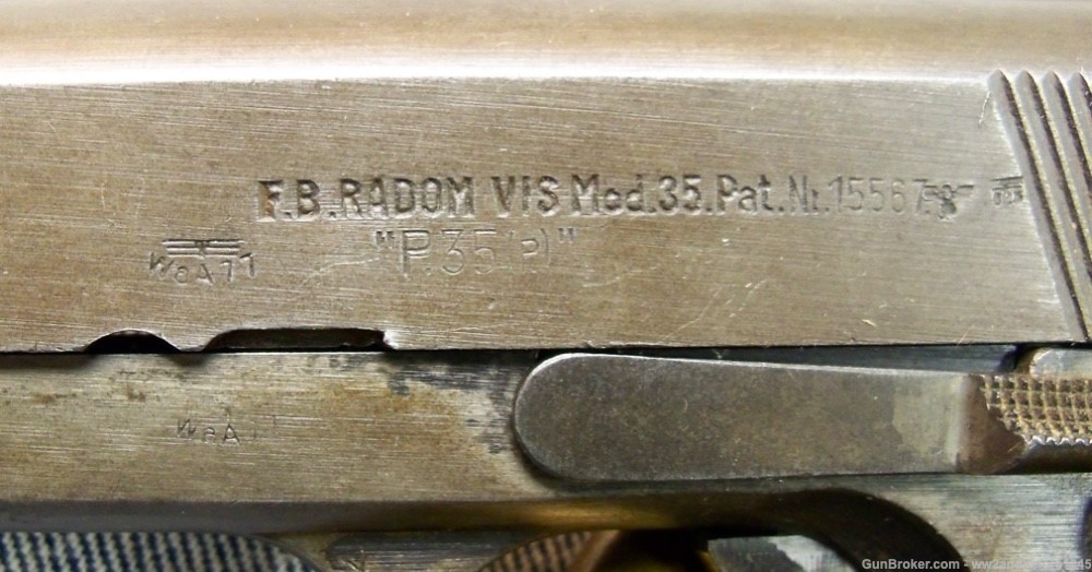 POLISH F.B. RADOM VIS P35 9MM SEMI AUTO WWII OCUPATION -img-6