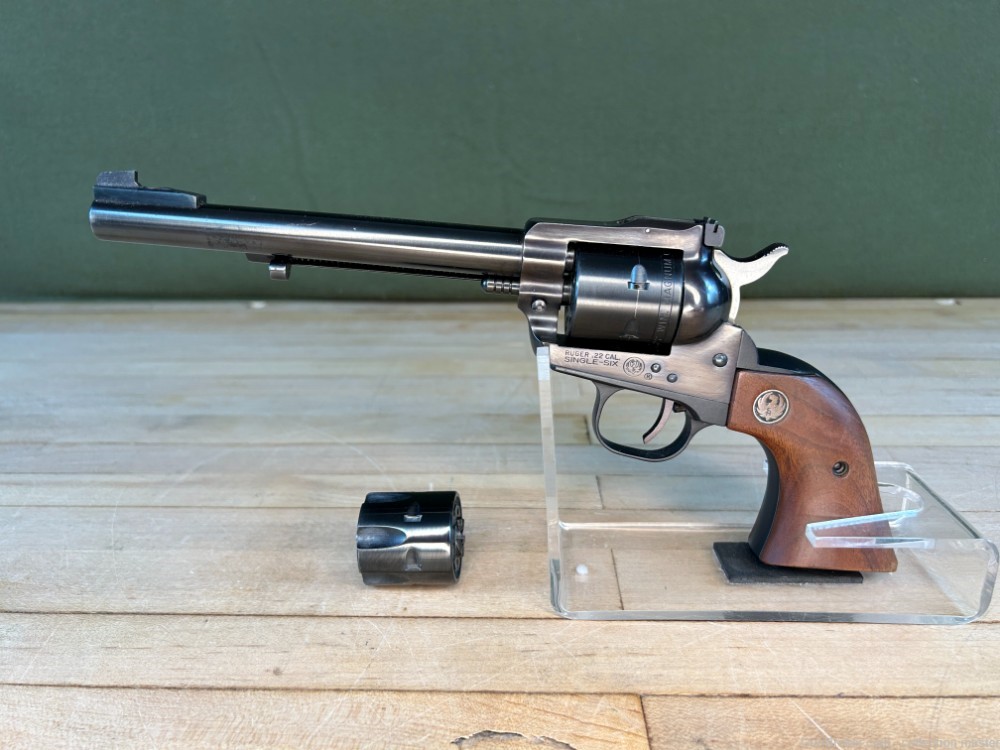 Ruger Single Six Revolver .22 Magnum & .22 LR 6.5" Brl Used Single Action-img-0